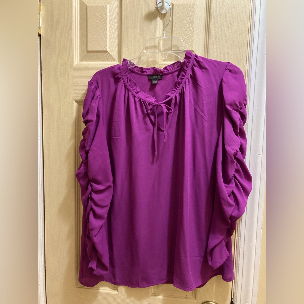 Purple Ann Taylor Blouse
